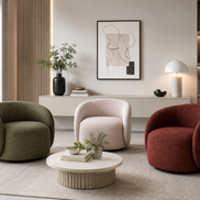 ANA Accent Chair in Fabric