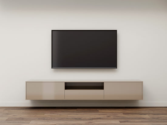 TV Unit Taupe Gloss 8&