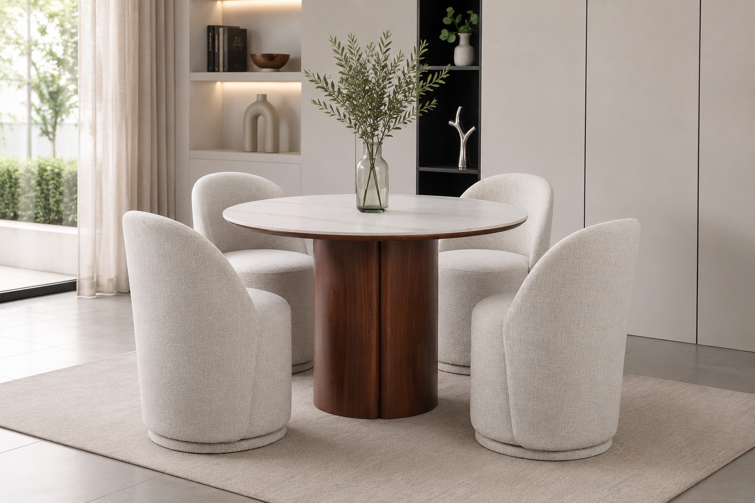 'Coming Soon' ELENA Dining Table + (4) ELISA Dining Chair