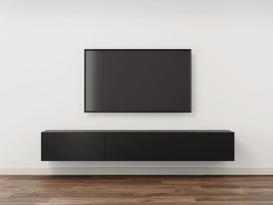 TV Unit Midnight Black Matte 8&