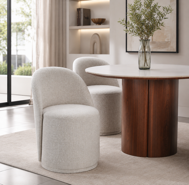 'Coming Soon' ELENA Dining Table + (4) ELISA Dining Chair
