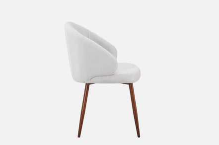 LAURA Dining Chair in Beige Fabric