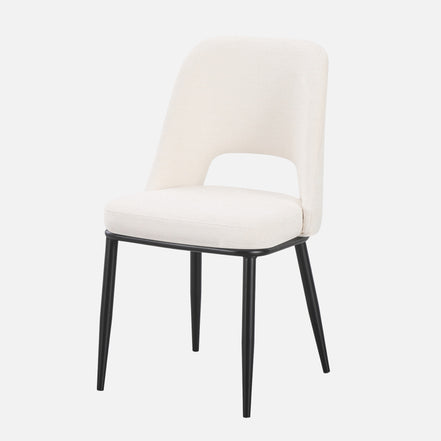 GLORIA Dining Chair in Beige Fabric