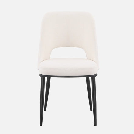 GLORIA Dining Chair in Beige Fabric