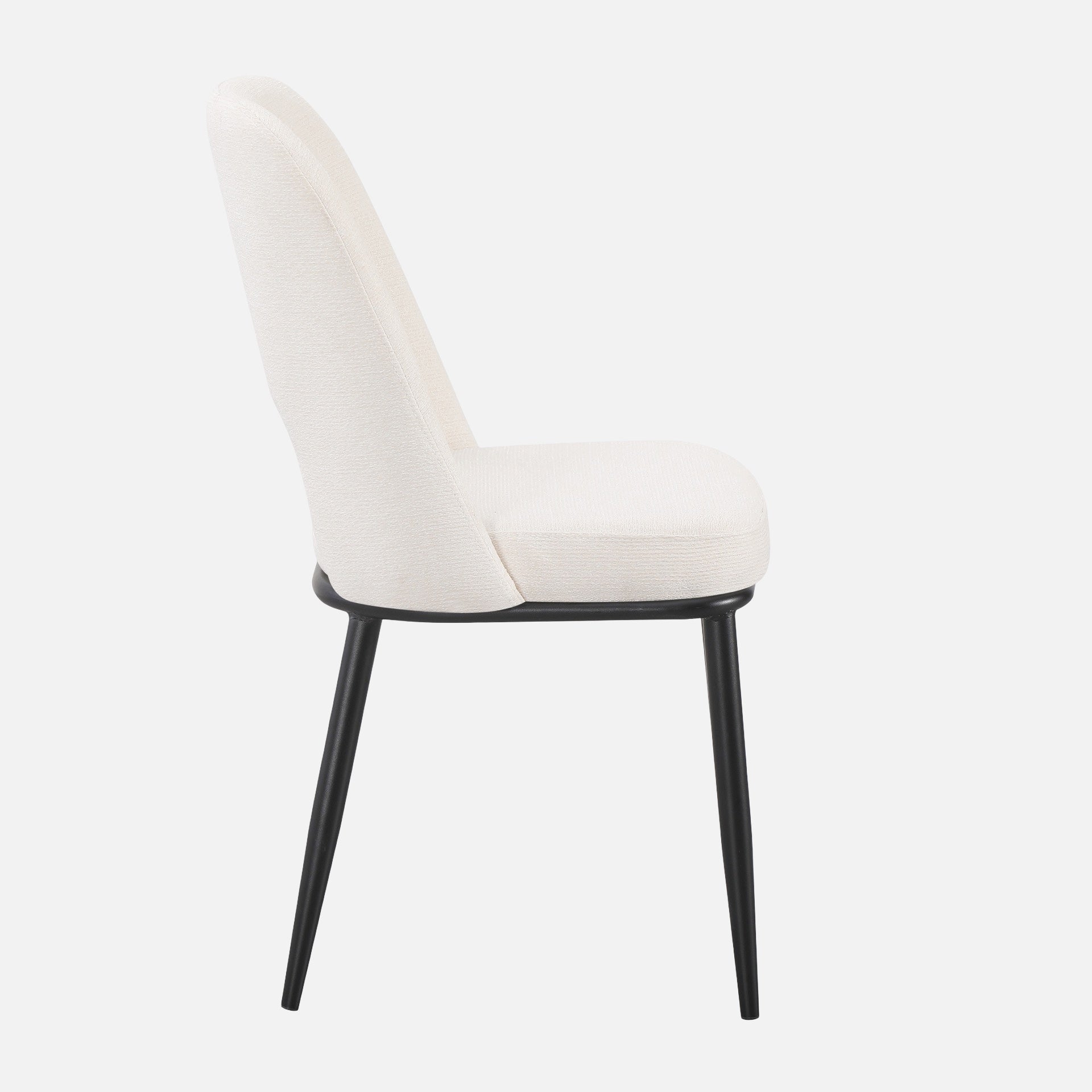 GLORIA Dining Chair in Beige Fabric