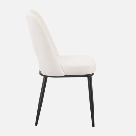 GLORIA Dining Chair in Beige Fabric